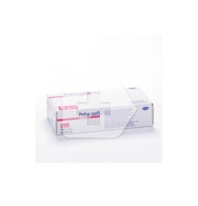 Guantes de Nitrilo Desechables - Peha - Soft Nitrile (100 Unidades Talla S White) - Laboratorios Hartmann