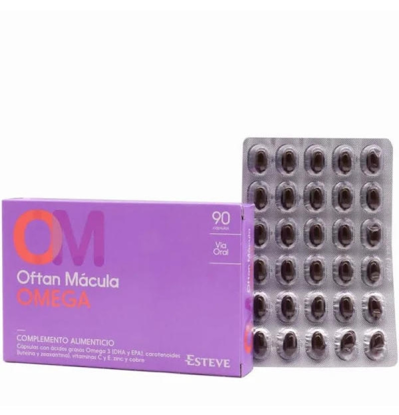 Oftan Macula Omega (90 Cápsulas) - Esteve Laboratorios S.a