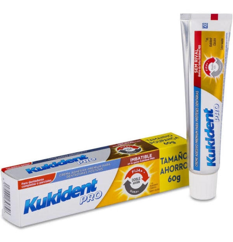 Kukident Pro Doble Acción (neutro 60 g) - Procter&gamble España S.a