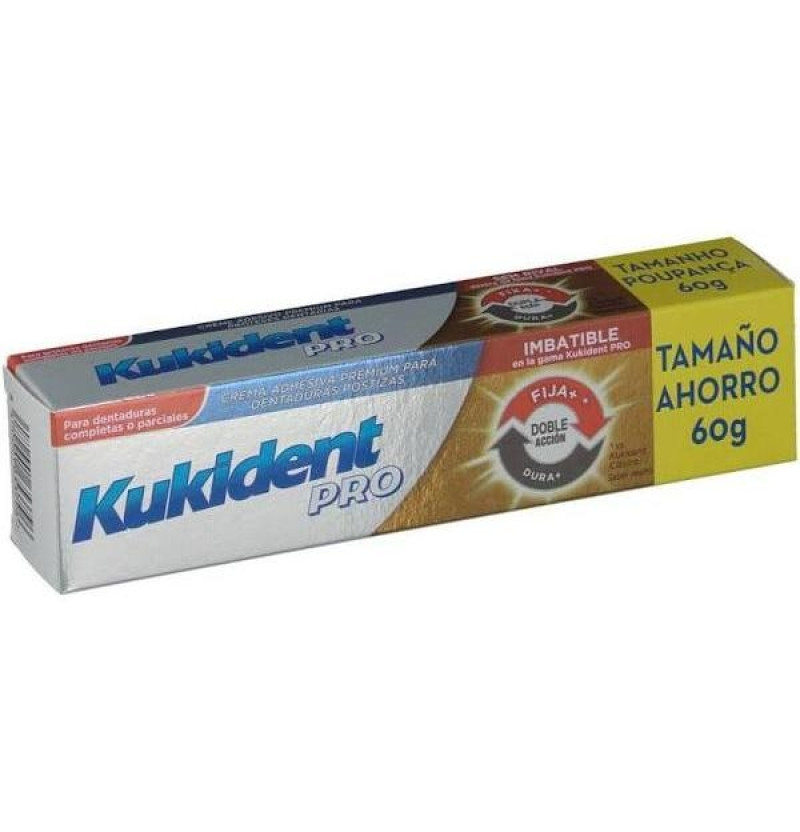 Kukident Pro Doble Acción (neutro 60 g) - Procter&gamble España S.a