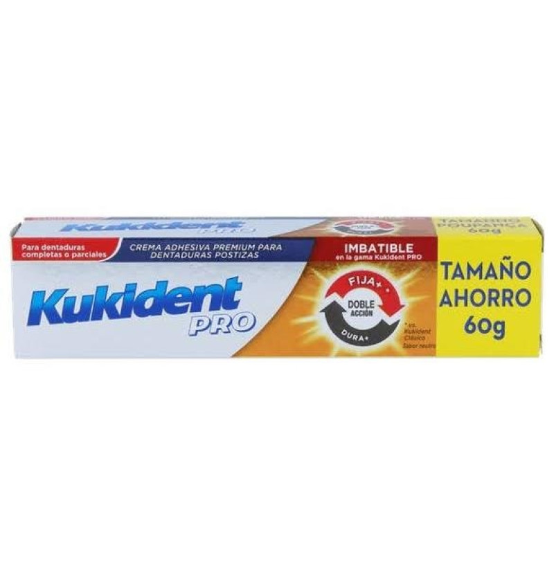 Kukident Pro Doble Acción (neutro 60 g) - Procter&gamble España S.a