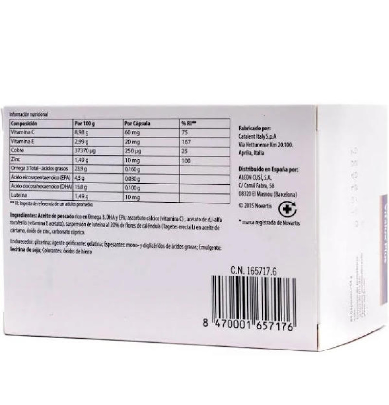 Vitalux Plus, 84 Capsulas. - Alcon