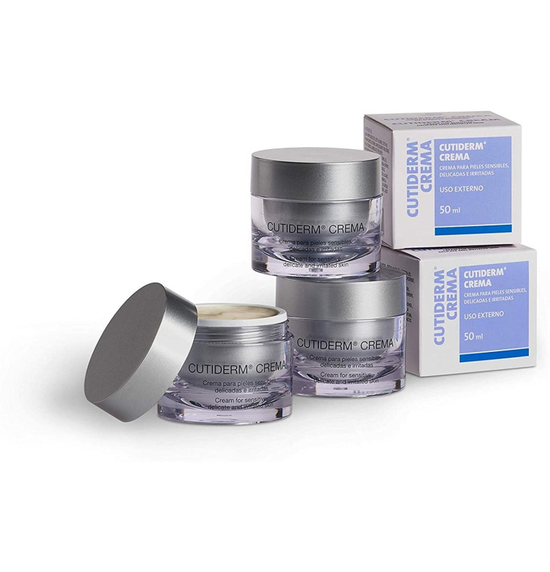 Cutiderm Crema Piel Sensible Delicada e Irritada (1 Envase 50 ml) - Unipharma S a
