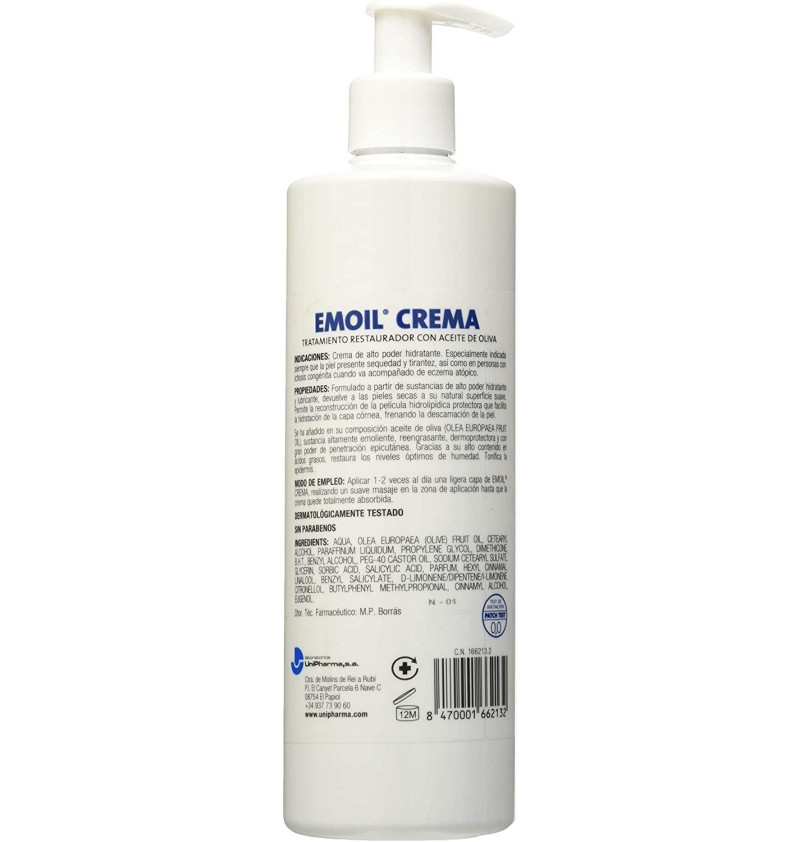 Emoil Crema (1 Envase 400 ml) - Unipharma S a