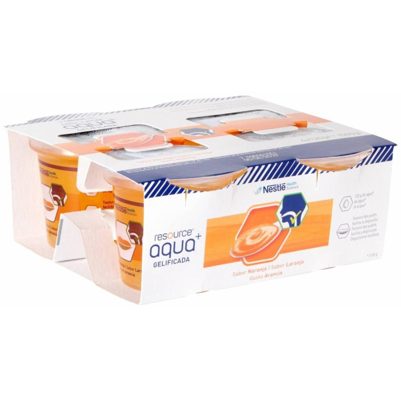 Nestlé Resource Agua Gelificada Naranja 4uds - Resource