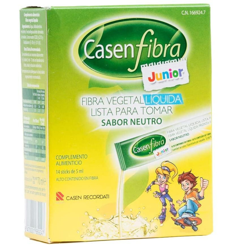 Casenfibra Junior - Fibra Vegetal Liquida (14 Sobres 5 ml) - Casen Fleet