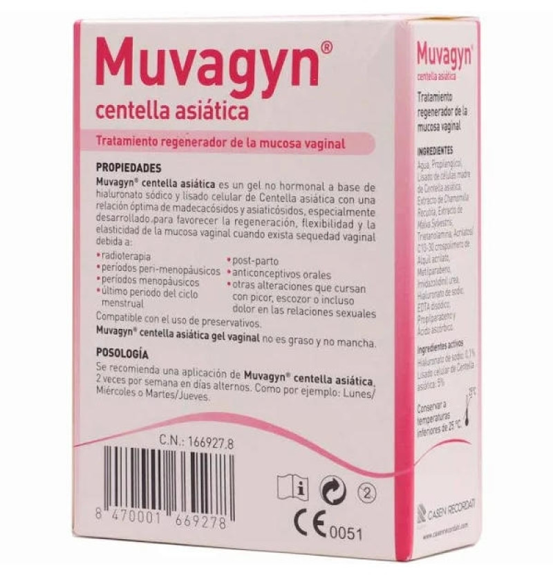 Muvagyn Centella Asiatica Monodosis (5 ml 8 Aplicaciones) - Casen Fleet
