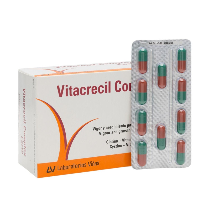 Vitacrecil Complex Forte (90 Cápsulas) - Laboratorios Viñas, S.a