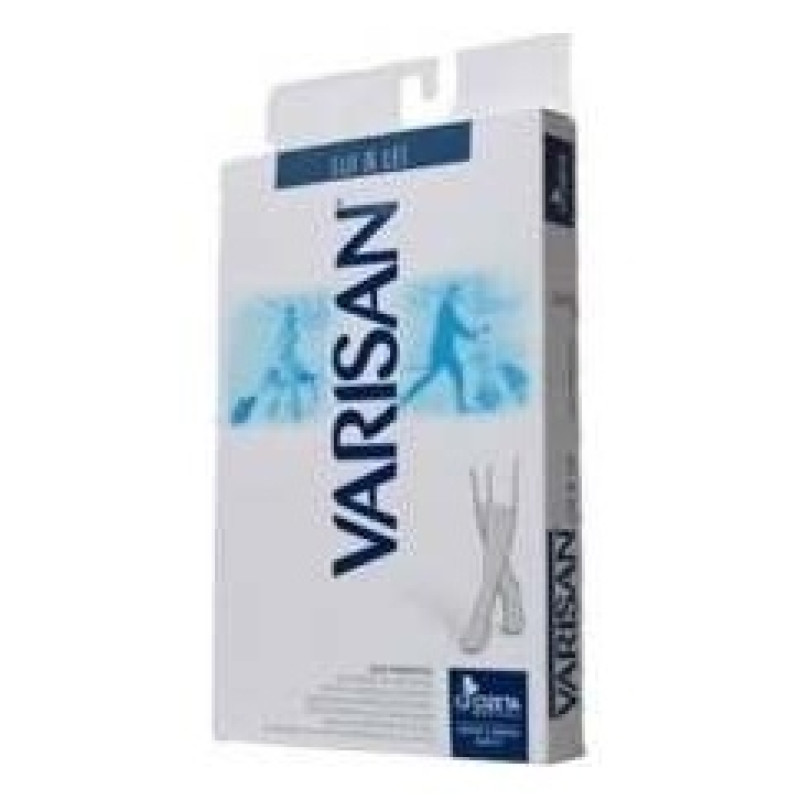 Varisan Media Larga Silicona Negro Compresión Normal Talla 4, 1 Ud - Media