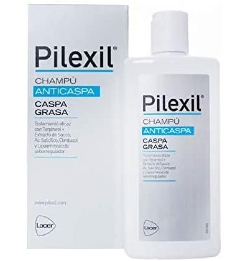 Pilexil Champú Caspa Grasa (1 Envase 300 ml) - Lacer Laboratorios Sa