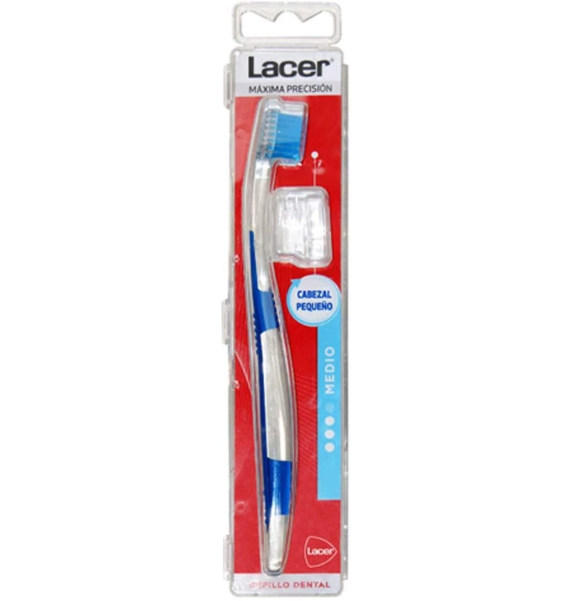 Cepillo Dental Adulto - Lacer Cabezal Pequeño (medium) - Lacer Laboratorios Sa