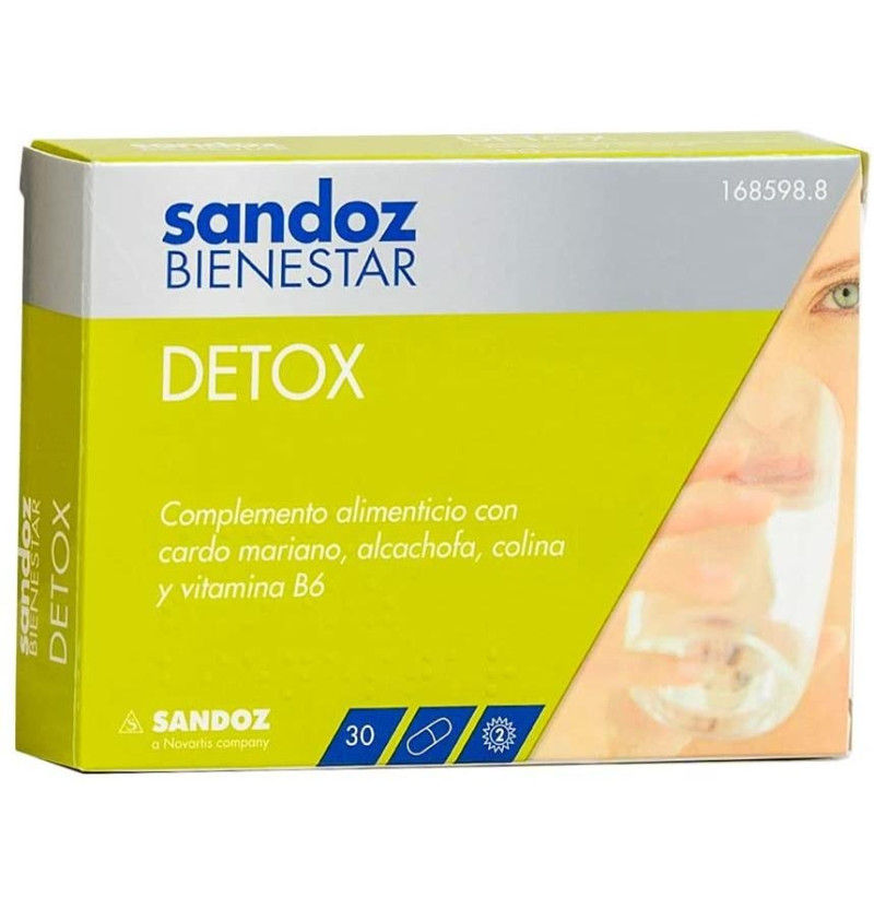 Sandoz Bienestar Detox (30 Cápsulas) - Sandoz Farmacéutica