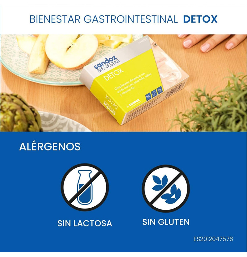 Sandoz Bienestar Detox (30 Cápsulas) - Sandoz Farmacéutica
