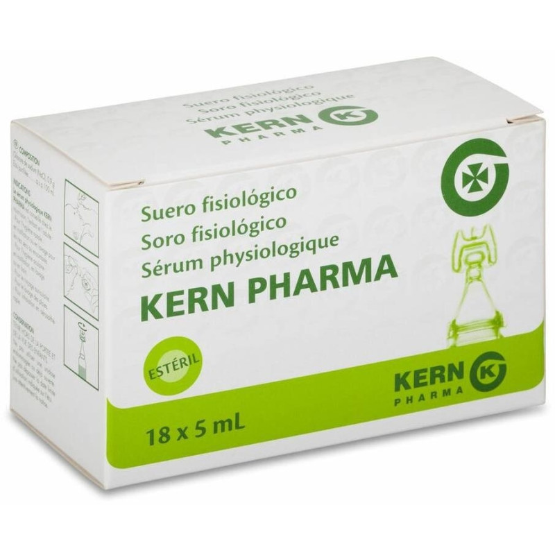 Kern Pharma Suero Fisiológico Estéril Monodosis 5ml X 18uds - Suero
