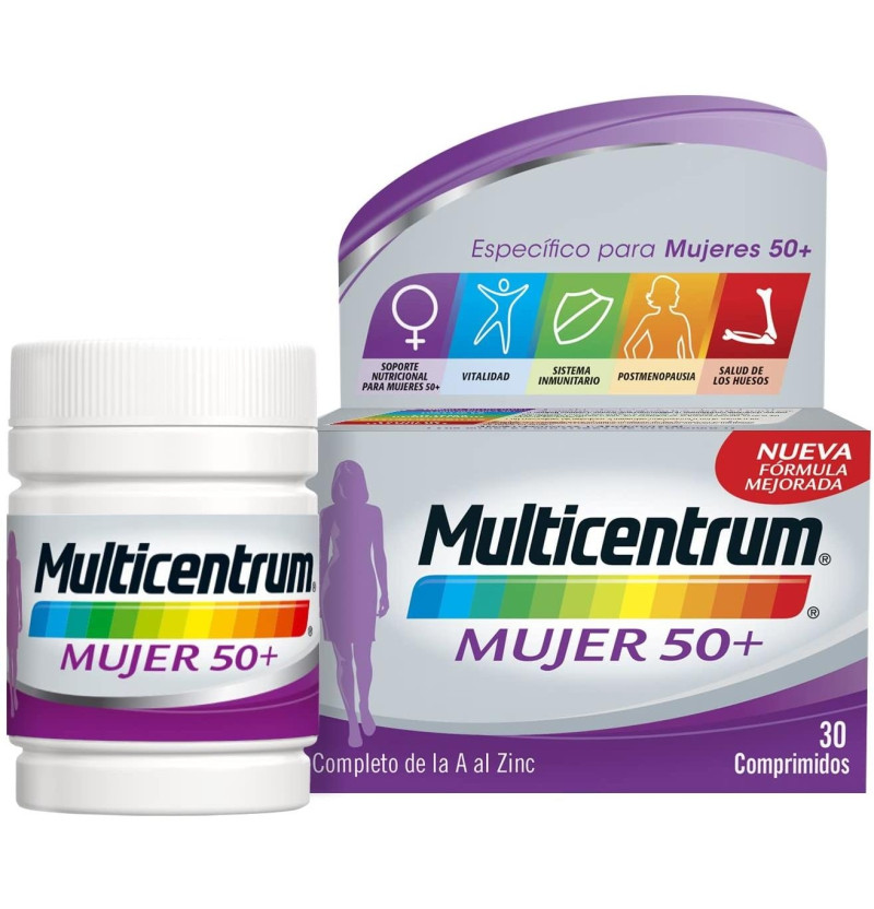 Multicentrum Mujer 50+ (30 Comprimidos) - Pfizer