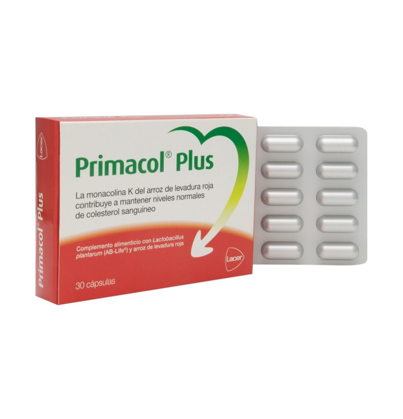 Primacol Plus (30 Cápsulas) - Lacer Laboratorios Sa