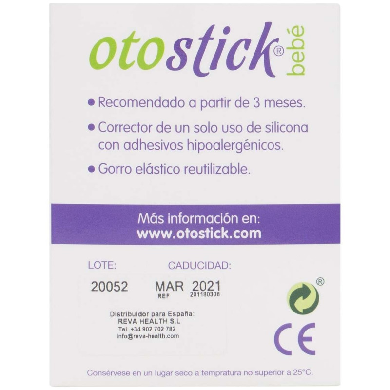 Otostick Corrector de Orejas para Bebés, 8 Uds - Corrector