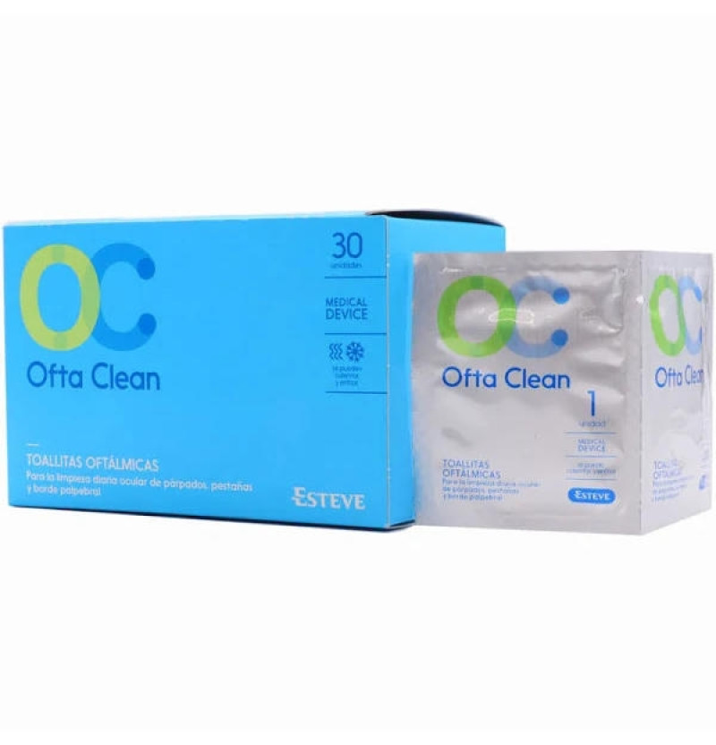 Oftaclean (30 Toallitas Oftalmicas) - Esteve Laboratorios S.a