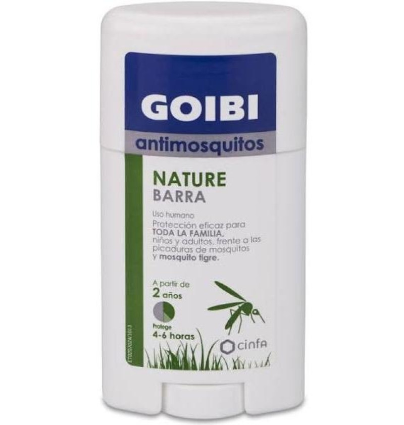 Goibi Antimosquitos Citriodiol Barra Uso Humano - Repelente (1 Barra 50 ml) - Cinfa S a