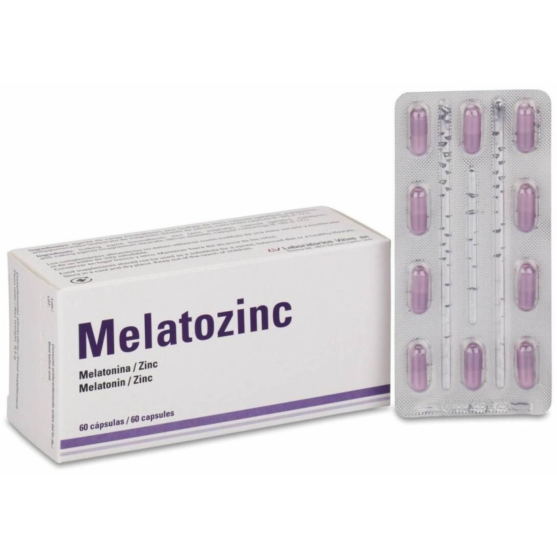 1 Mg, 60 Cápsulas - Melatozinc