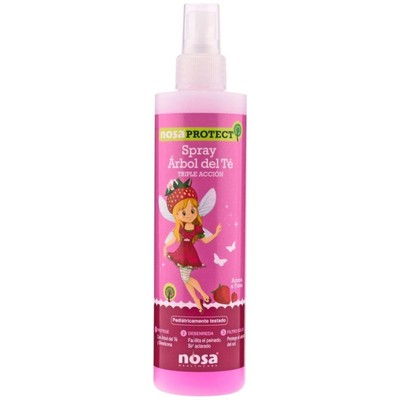 Spray Desenredante Árbol de Té Fresa, 250 ml - Nosa