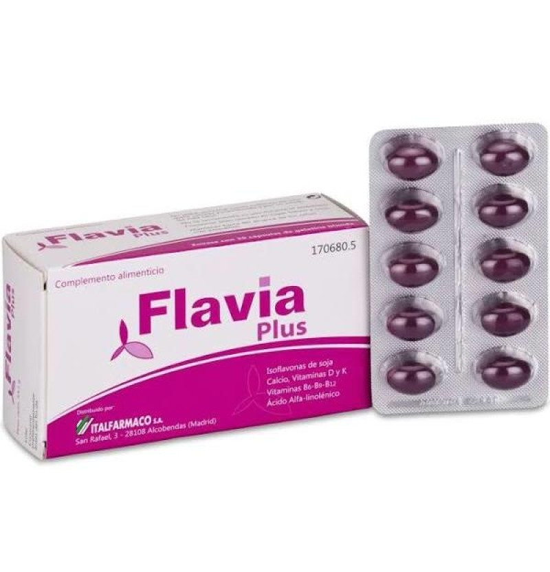 Flavia Plus (30 Cápsulas) - Italfarmaco S a
