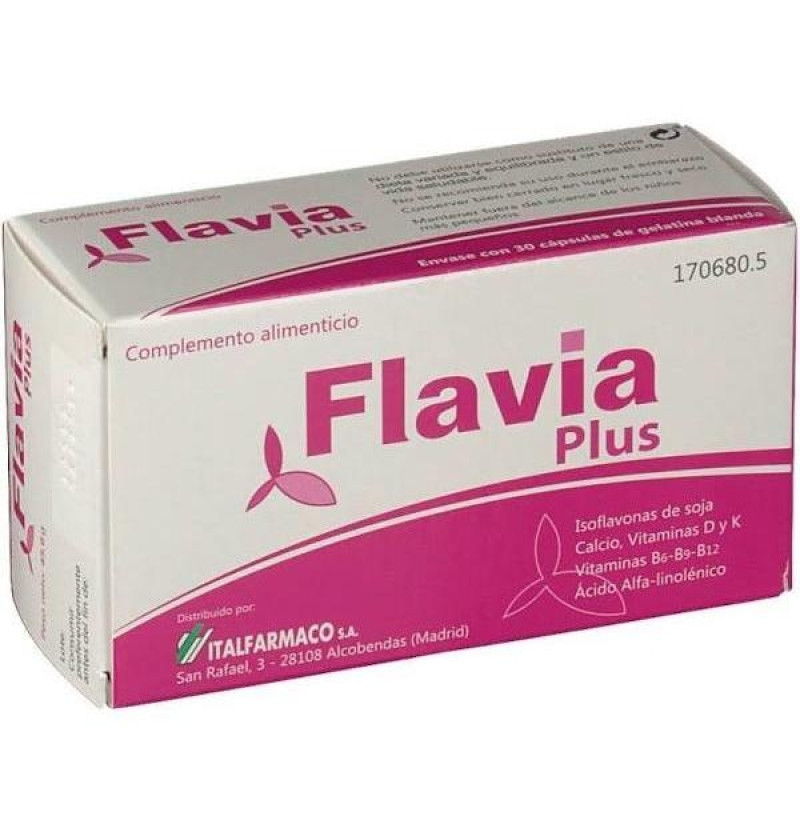 Flavia Plus (30 Cápsulas) - Italfarmaco S a