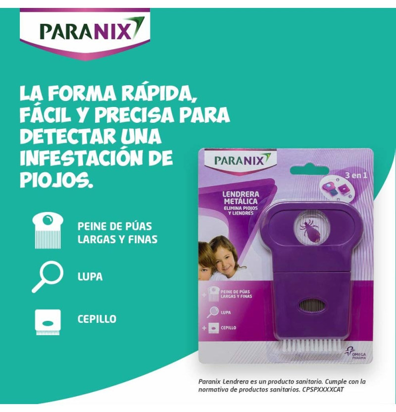 Paranix Peine Antipiojos - Lendrera