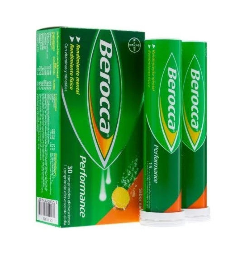 Berocca Performance (30 Comprimidos Efervescentes Sabor Naranja) - Bayer