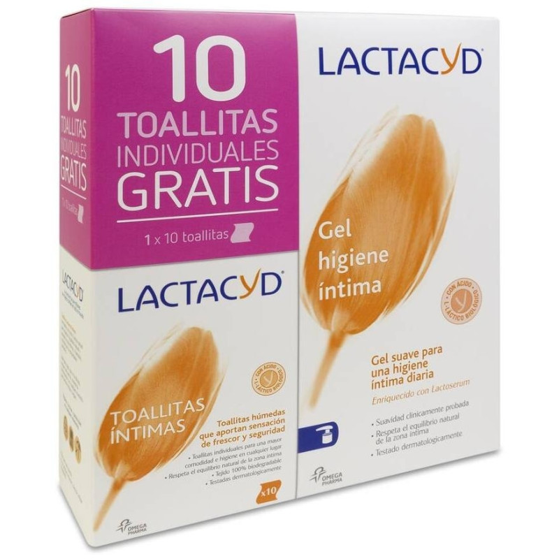 Intimo Gel Suave Pack 400 ml + Toallita - Lactacyd
