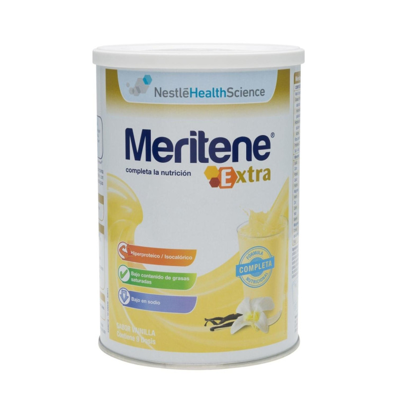 Meritene Extra (1 Envase 450 g Sabor Vainilla) - Nestlé