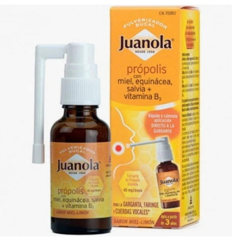 Juanola Propolis Pulverizador Bucal (1 Envase 30 ml) - Farmaceutica Angelini S.a