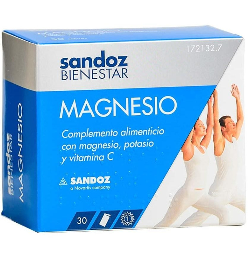 Sandoz Bienestar Magnesio (30 Sobres) - Sandoz Farmacéutica