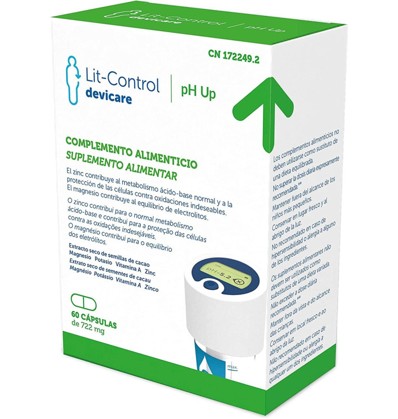 Lit - Control Ph Up (60 Cápsulas) - Devicare