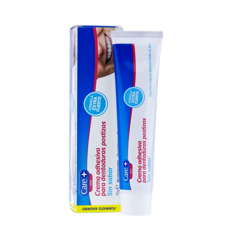 Care+ Crema Adhesiva para Dentaduras Postizas (75 g) - Stada
