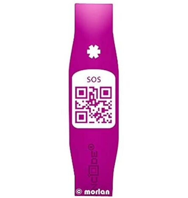 Pulsera Identificacion Silincode Qr (rosa T - Silincode S.l