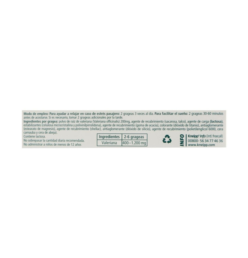 Valeriana Classic (90 Grageas)