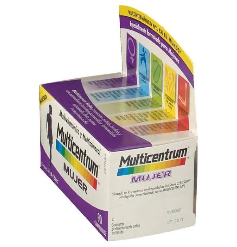 Multicentrum Mujer (90 Comprimidos) - Pfizer