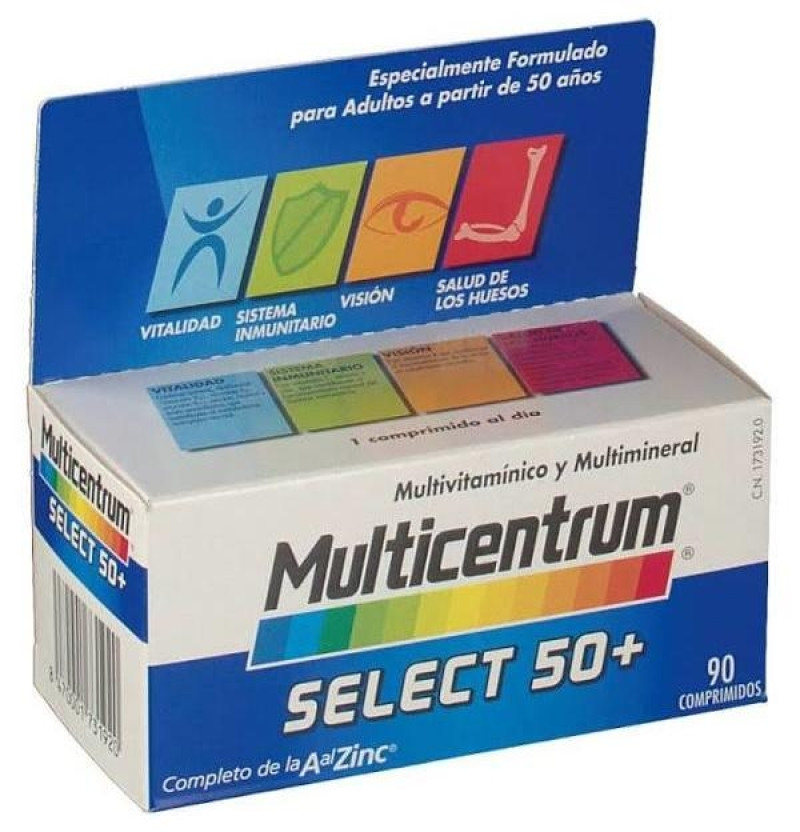Multicentrum Select 50+ (90 Comprimidos) - Pfizer