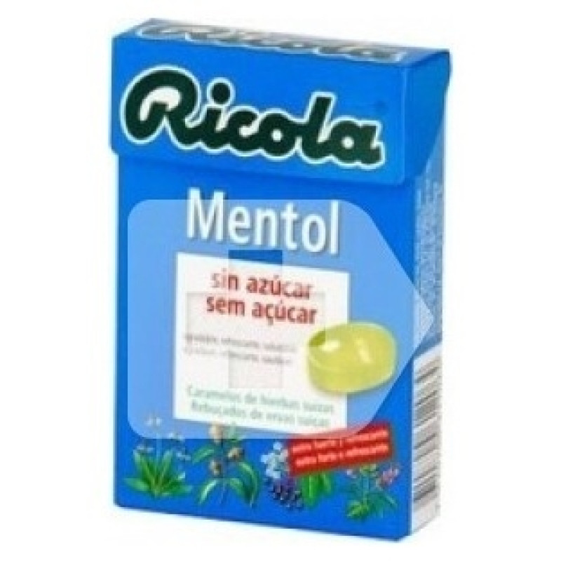 Caramelos con Mentol sin Azúcar 50g - Ricola