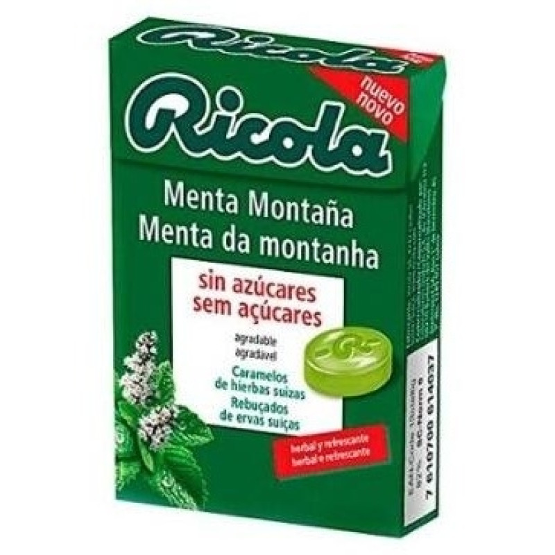 Caramelos sin Azúcar de Arándano Rojo, 50 g - Ricola