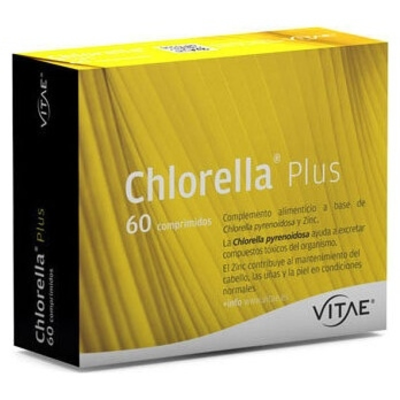 Chlorella Plus con Zinc 60 Compr - Vitae