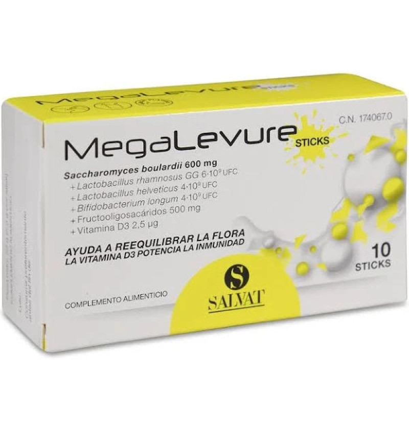 Megalevure (10 Sticks Sabor Platano) - Salvat S a