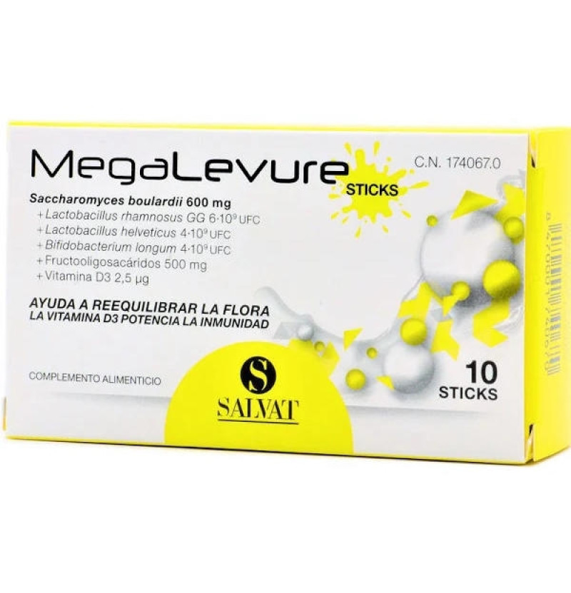 Megalevure (10 Sticks Sabor Platano) - Salvat S a