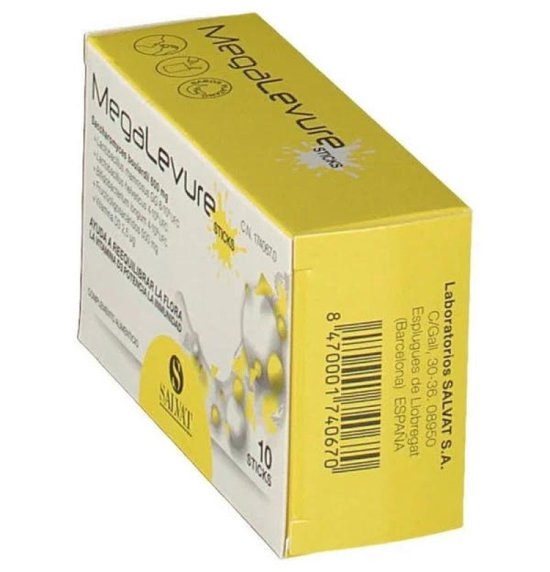 Megalevure (10 Sticks Sabor Platano) - Salvat S a