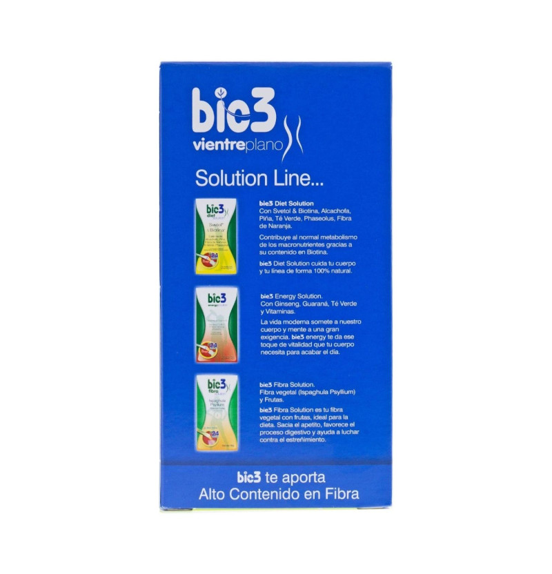 Vientre Plano, 24 Sticks Solubles - Bio3