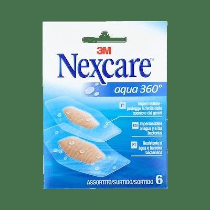 ® Aqua 360º Tiras Adhesivas Bolsillo 6uds - Nexcare