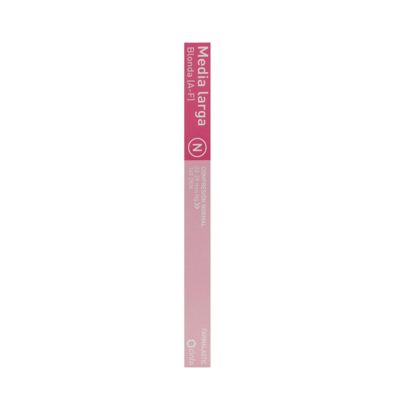 Media Larga (a - F) Compresion Normal - Farmalastic Blonda (talla Pequeña Color Camel) - Cinfa S a