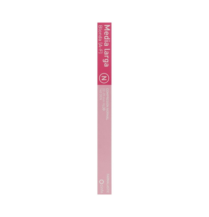 Media Larga (a - F) Compresion Normal - Farmalastic Blonda (talla Mediana Color Camel) - Cinfa S a