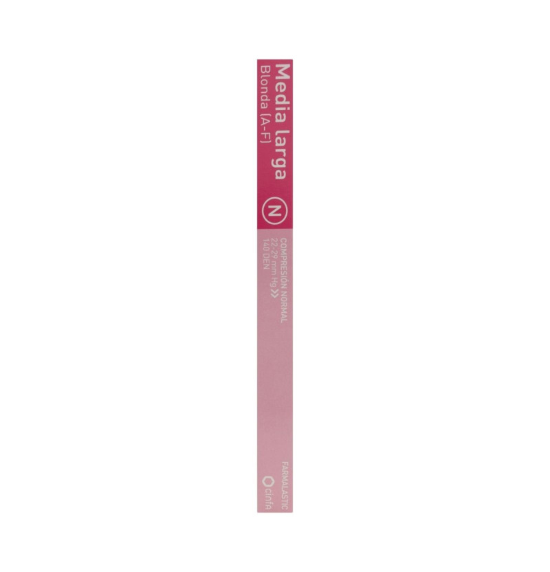 Media Larga (a - F) Compresion Normal - Farmalastic Blonda (talla Reina Color Camel) - Cinfa S a